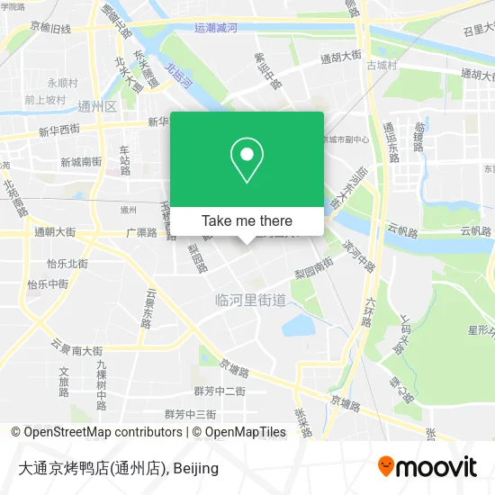 大通京烤鸭店(通州店) map
