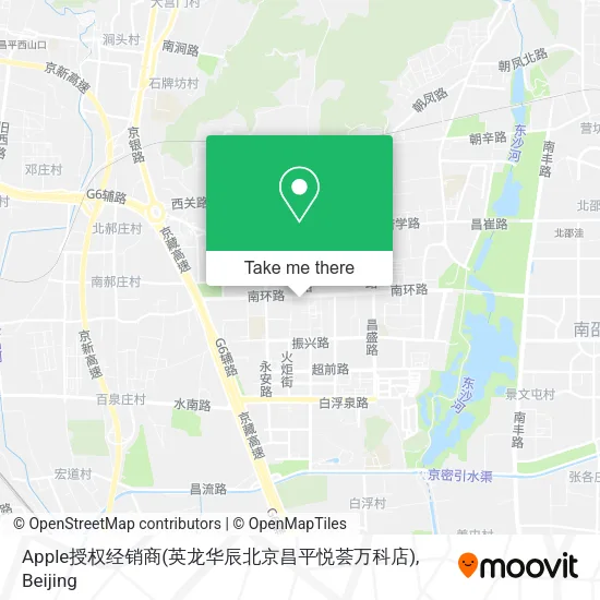 Apple授权经销商(英龙华辰北京昌平悦荟万科店) map