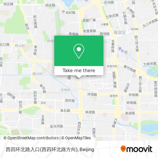 西四环北路入口(西四环北路方向) map