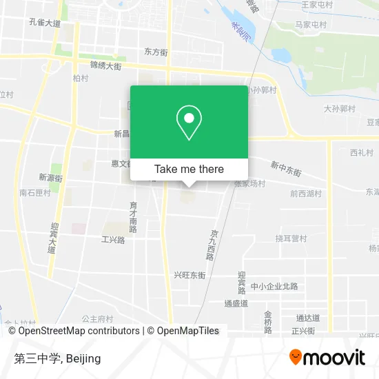 第三中学 map