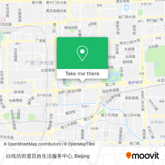 白纸坊街道百姓生活服务中心 map
