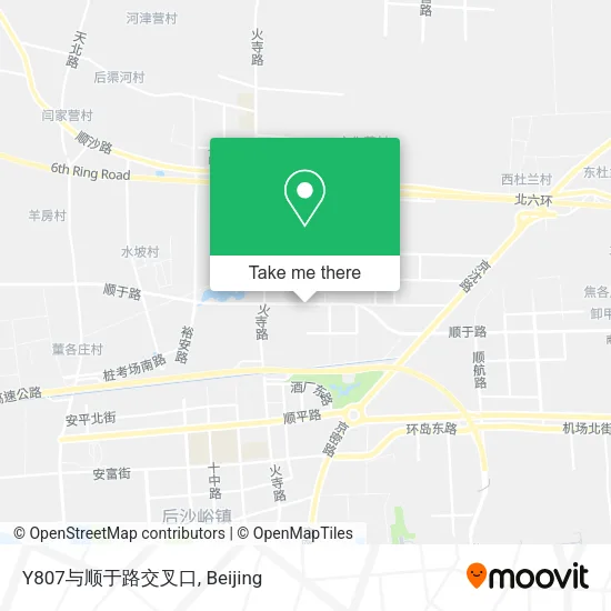 Y807与顺于路交叉口 map