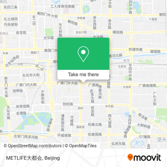METLIFE大都会 map