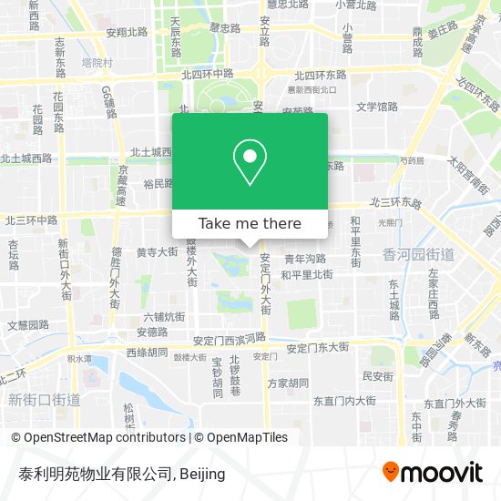 泰利明苑物业有限公司 map