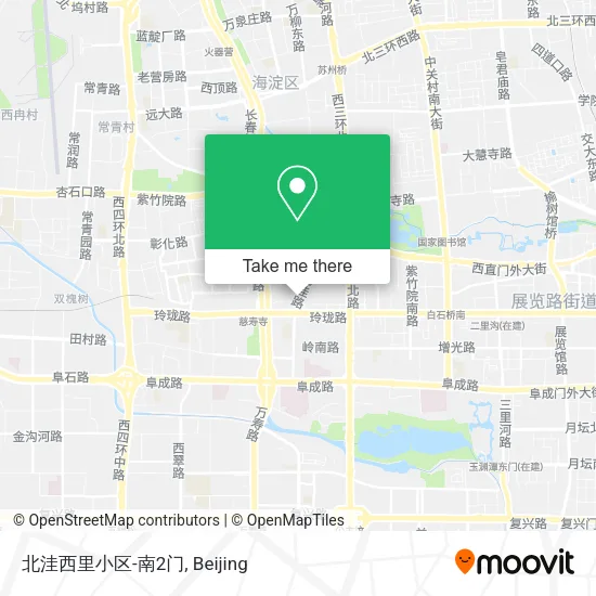 北洼西里小区-南2门 map