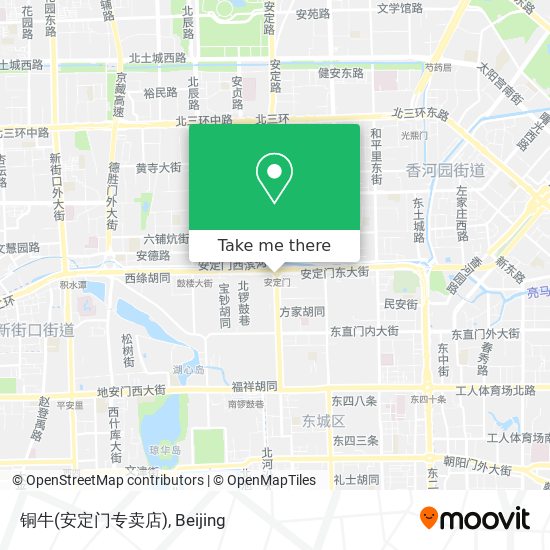 铜牛(安定门专卖店) map