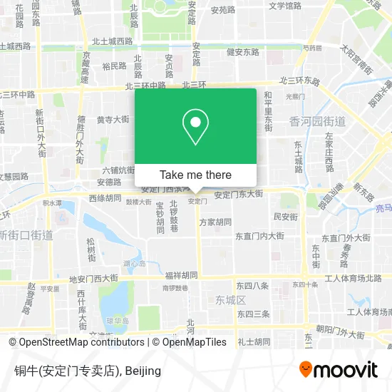 铜牛(安定门专卖店) map