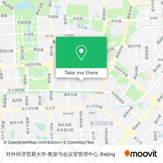 对外经济贸易大学-教室与会议室管理中心 map