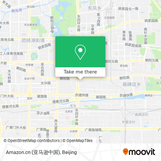 How To Get To Amazon Cn 亚马逊中国 In 八里庄街道by Bus Or Metro