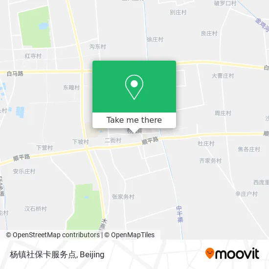 杨镇社保卡服务点 map