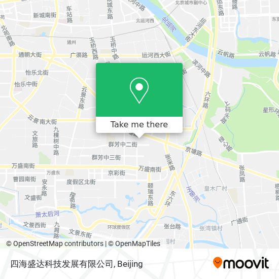 四海盛达科技发展有限公司 map