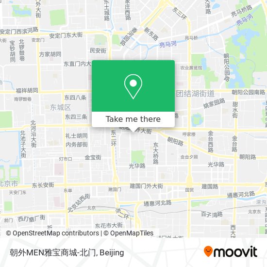 朝外MEN雅宝商城-北门 map