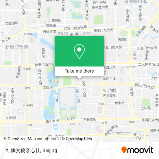 红旗文稿杂志社 map