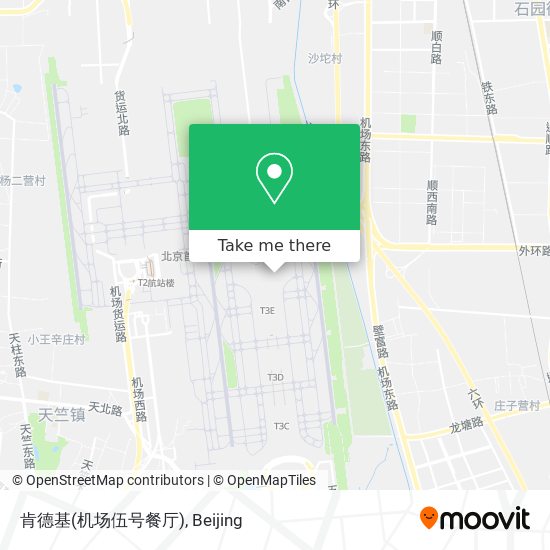 肯德基(机场伍号餐厅) map