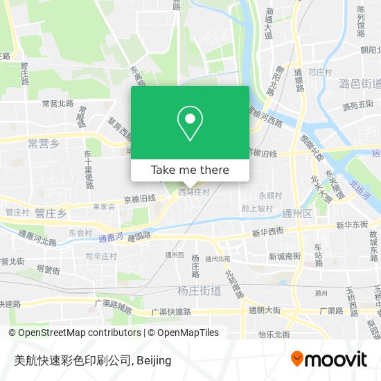 美航快速彩色印刷公司 map