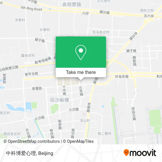 中科博爱心理 map