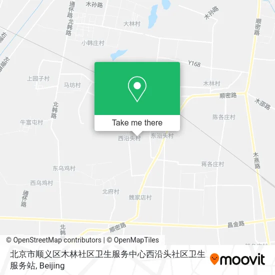 北京市顺义区木林社区卫生服务中心西沿头社区卫生服务站 map