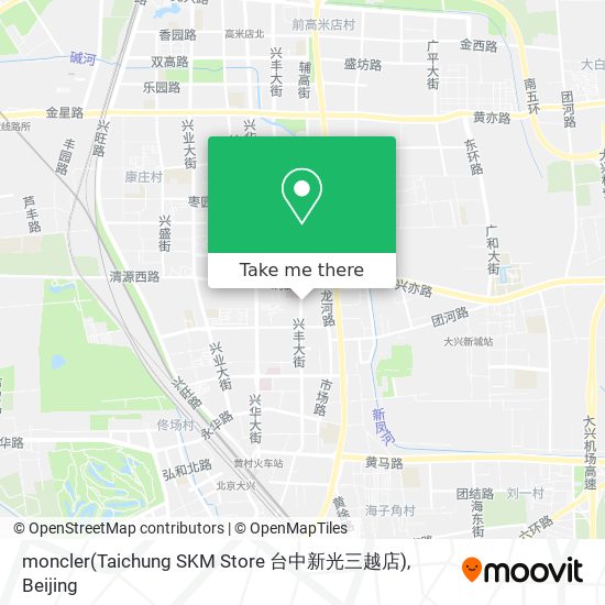 moncler(Taichung SKM Store 台中新光三越店) map