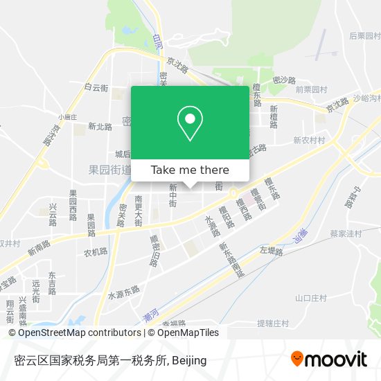 密云区国家税务局第一税务所 map
