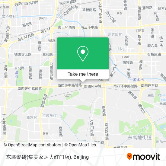 东鹏瓷砖(集美家居大红门店) map