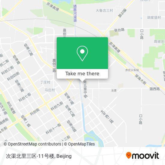 次渠北里三区-11号楼 map