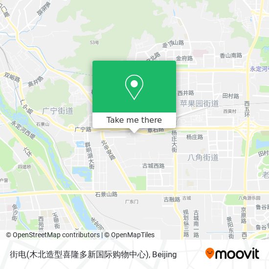 街电(木北造型喜隆多新国际购物中心) map