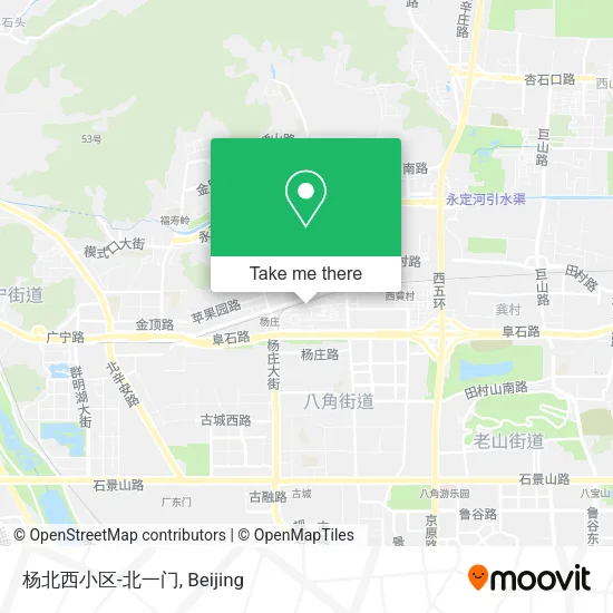 杨北西小区-北一门 map