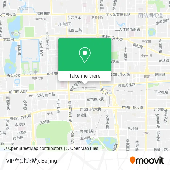 VIP室(北京站) map