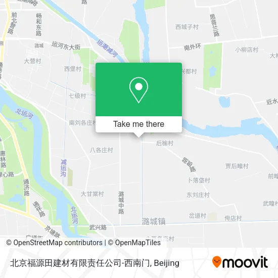 北京福源田建材有限责任公司-西南门 map