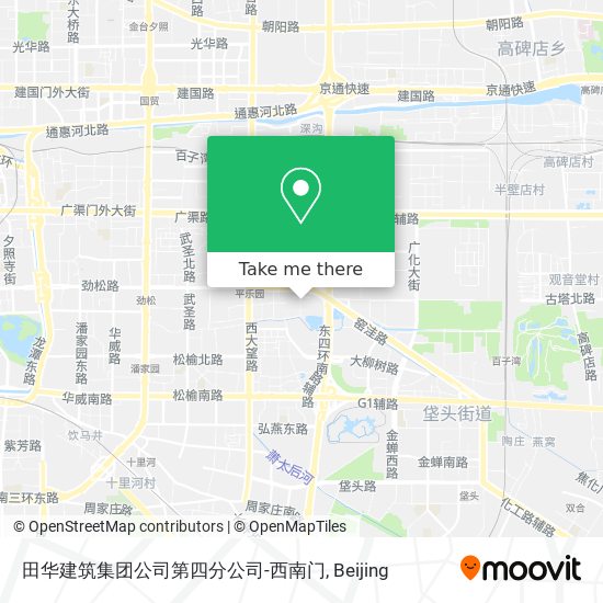 田华建筑集团公司第四分公司-西南门 map