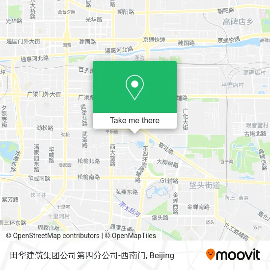 田华建筑集团公司第四分公司-西南门 map