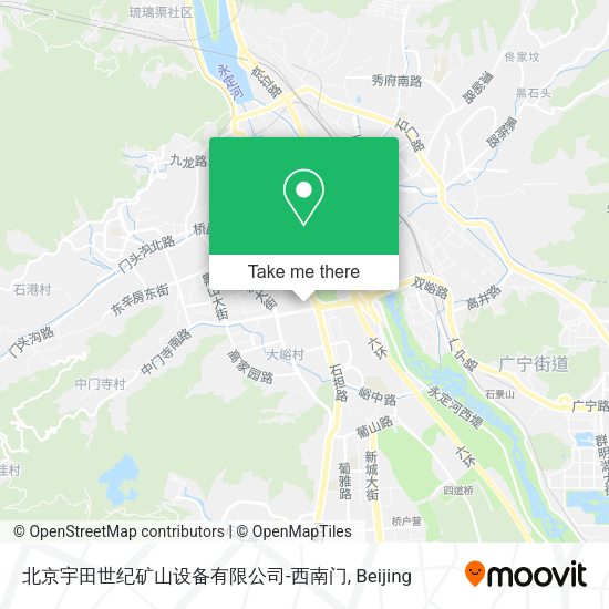 北京宇田世纪矿山设备有限公司-西南门 map