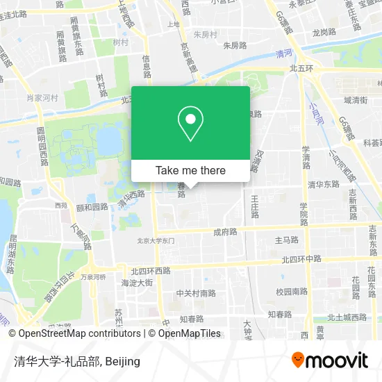 清华大学-礼品部 map