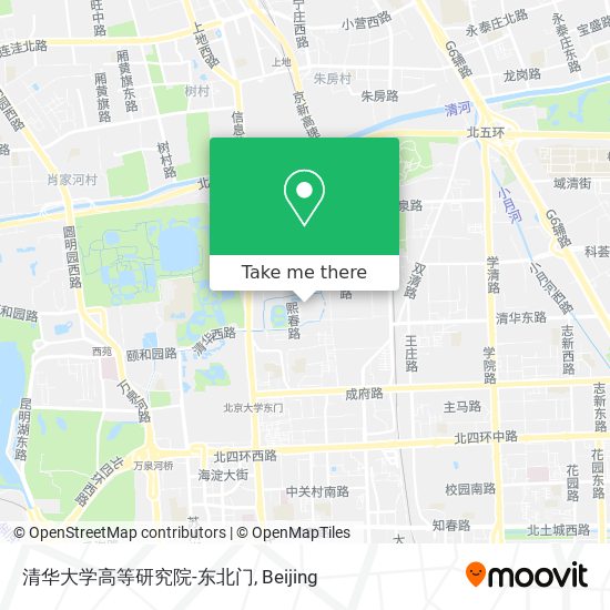 清华大学高等研究院-东北门 map
