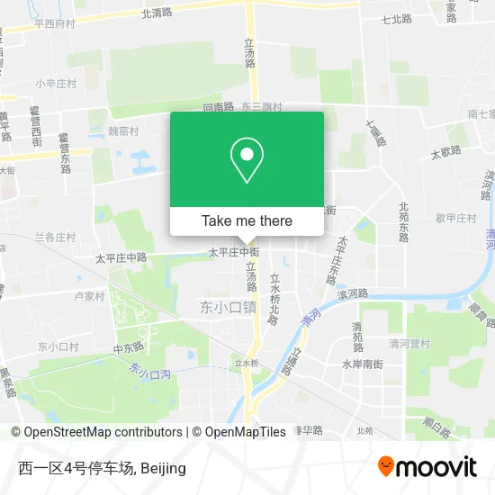 西一区4号停车场 map