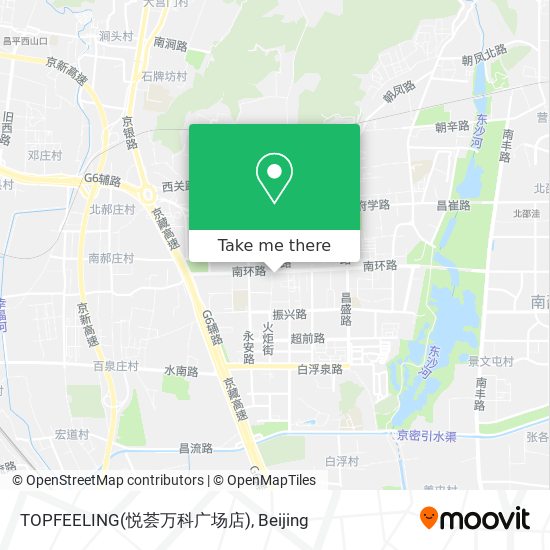 TOPFEELING(悦荟万科广场店) map