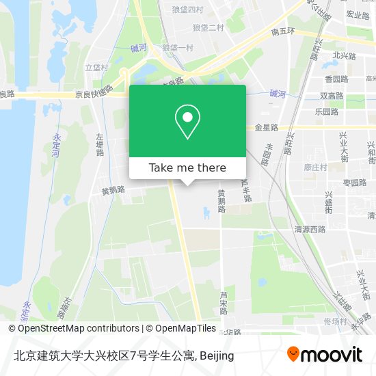 北京建筑大学大兴校区7号学生公寓 map
