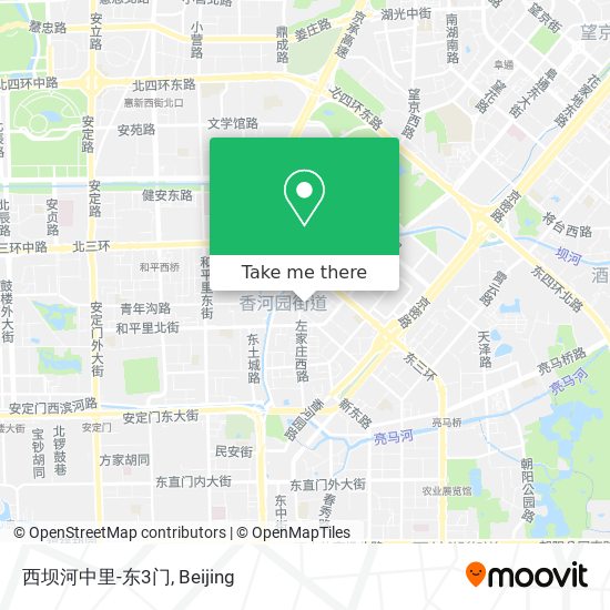 西坝河中里-东3门 map