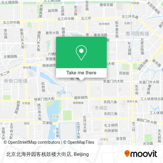 北京北海井园客栈鼓楼大街店 map