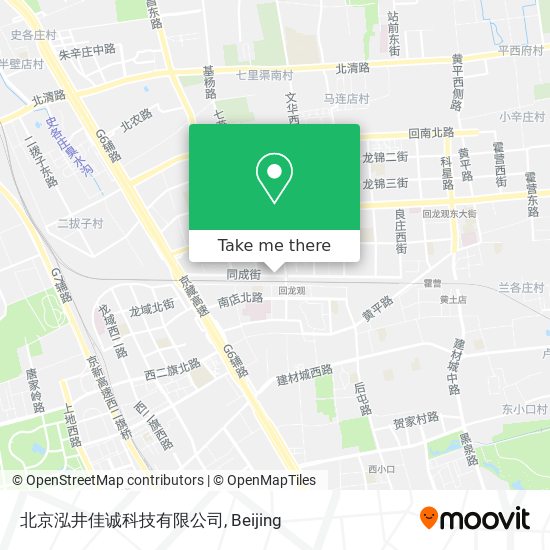 北京泓井佳诚科技有限公司 map