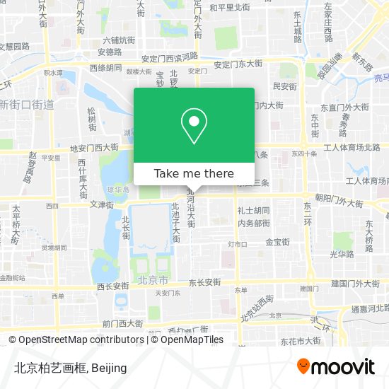 北京柏艺画框 map