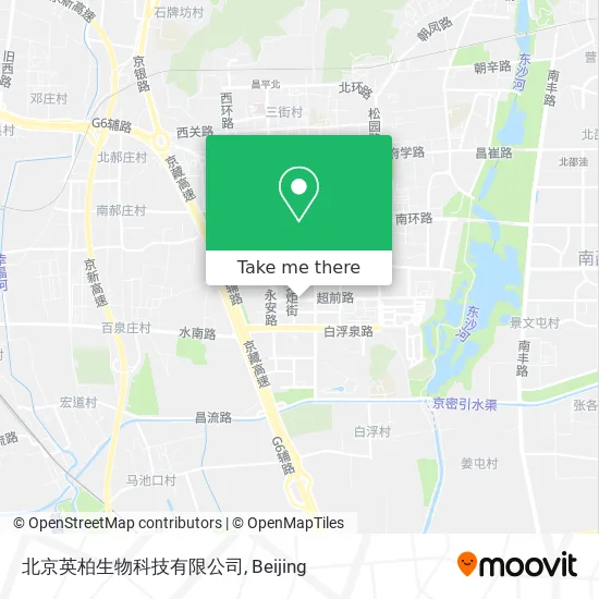 北京英柏生物科技有限公司 map