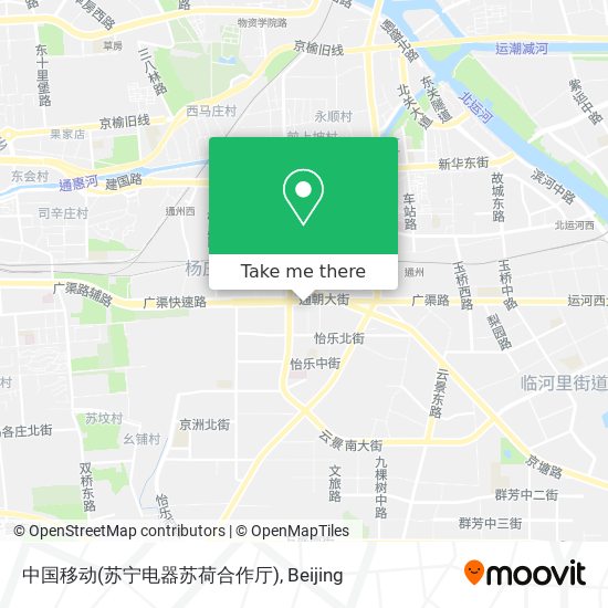 中国移动(苏宁电器苏荷合作厅) map