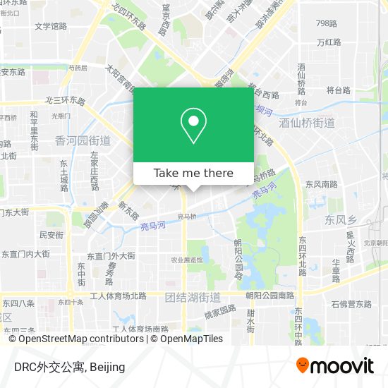 DRC外交公寓 map