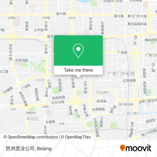 西局置业公司 map