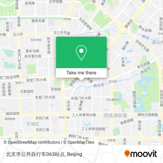 北京市公共自行车063站点 map