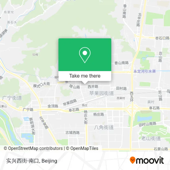 实兴西街-南口 map