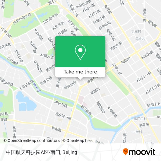 中国航天科技园A区-南门 map