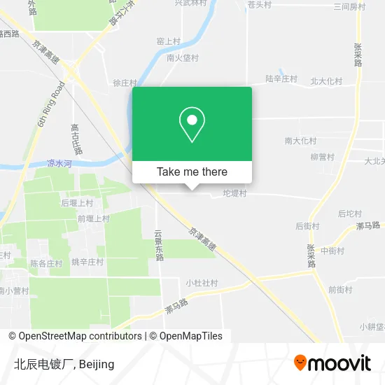 北辰电镀厂 map