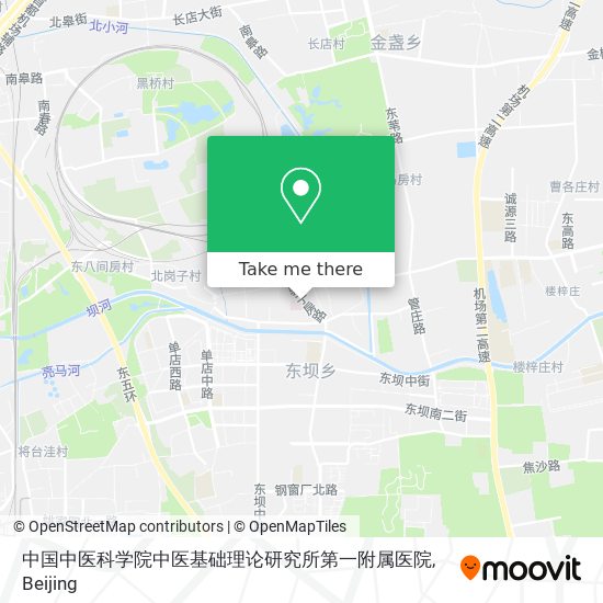 中国中医科学院中医基础理论研究所第一附属医院 map